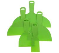 TOMETURE 5 Set Set di Raschietti in Plastica Abs Flessibili e Precisi per Taping Drywall e Spackling, Strumenti per Pittura e Rifinitura Pareti Verdi