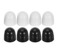 TOMETURE 8 tappi decorativi per bulloni del WC | Tappi coprivite universali per WC | Copriviti in plastica per sedile del WC, per bagno, 1,24 pollici
