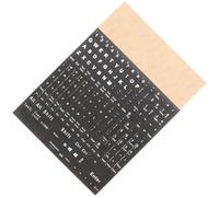 TOMETURE Adesivi per Tastiera Inglese 3 Fogli Lettere Adesive Opache per Tastiere Wireless, Desktop e Notebook