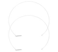 TOMETURE Anello di Ricambio Porta Lavatrice 2 Pezzi Molla Fissaggio in Acciaio Resistente 36 CM per Guarnizione Sportello Lavatrice Carica Frontale Prevenzione Perdite e Tenuta Stagna