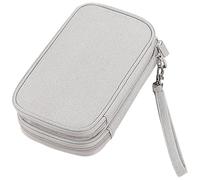 TOMETURE Borsa Organizer per Accessori Digitali in Nylon Resistente Cuciture Rinforzate, Custodia Portatile per Power Bank e Telefono, per Viaggi e Raccogli Cavi