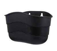 TOMETURE Cestino in Plastica per Monopattino e Bici per Bambini, Facile da Montare, Manico Sospeso, Come Regalo per Ragazzi e Ragazze Nero