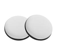 TOMETURE Coperchio per Foro Rubinetto Lavello Cucina in Acciaio Inox 2 Pezzi Dado Breve, Facile da Installare e Buona Tenuta per Accessori Lavello Argento
