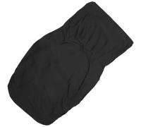 TOMETURE Copertura per Chaise Lounge Elasticizzata in Poliestere Nero, Protettore Pratico e Resistente per Mobili, per Soggiorno e Casa, Design Semplice e Stile Elegante