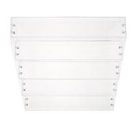 TOMETURE Espositore per Sigarette Acrilico Trasparente 5 Livelli Scaffale da Banco per 50 Pacchetti Porta Gomme da Masticare per Negozi e Supermercati Organizer Compatto per Prodotti da