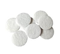 TOMETURE Feltrini Rotondi Autoadesivi in Poliestere Colore Chiaro Diametro 20mm Spessore 3mm 200 Pezzi Protezione Pavimenti e Riduzione Attrito per Sedie e Mobili