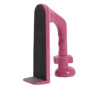 TOMETURE Fermaporta antifurto: lucchetto di sicurezza portatile e resistente per la sicurezza in viaggio - Fermaporta inferiore senza fori per appartamento, hotel, casa, rosa