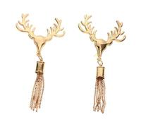 TOMETURE Fibbie per Borse Facili da Fissare e Resistenti 2 a Forma in Alluminio Oro Accessori Versatili per Borse e Valigie