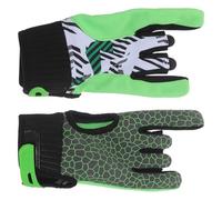 TOMETURE Guanti da Bowling Verde senza Dita in Silicone Professionali | 1 Paio, Elasticità e Presa Precisa, Uso Sportivo per Disciplina del Bowling