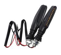 TOMETURE Indicatori di Direzione 1 Paio LED Alta Luminosità, Design Unico in Plastica Gialla per Veicoli a Due Ruote Elettrici a Motore per Tutte le Stagioni
