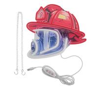 TOMETURE Insegna al neon a forma di casco da pompiere: luce LED a tema - dimmerabile, alimentata tramite USB, decorazione murale a tema pompieri per la tana dell'uomo, la caserma dei pompieri, il
