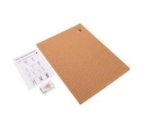 TOMETURE Kit per macramè Tavola in Sughero 40x30cm e Spilli a T in Metallo per Principianti, Accessori per Creazioni di Bracciali e Progetti di Tessitura