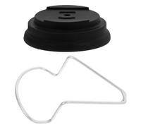 TOMETURE Kit Ricambi Facile da Installare in Pp e Acciaio Nero Viti, Dado e Copertura Base per Tagliabordi e Tosaerba per Accessori da Giardino