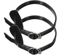 TOMETURE Lacci Elastici per Scarpe 1 Paio Tacchi Alto da Donna in Pu senza Allacciatura, Resistenti allo Sbiadimento, Stile Fashion Stili multipli per Ragazze e Ladies Stili multipli