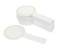 TOMETURE Lavagna Cancellabile a Secco 6 Pezzi Tavola Paddle Monofacciale, Tabellone Segnapunti per Partite e Giuria, Lavagnetta Portatile Gialla 10X20Cm