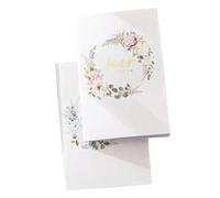 TOMETURE Libri per Matrimonio 2 Pezzi Biglietti di Giuramento, Forniture per Matrimoni e Idee Regalo per Sposi e Invitati