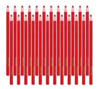 TOMETURE Matite a Cera Rosse 24 Pezzi per Marcatura Industriale su Metallo e Carta Nucleo Continuo e Forte Adesione per Disegno Tecnico e Lavorazioni di Produzione