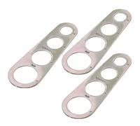 TOMETURE Misuratore di Spaghetti in Acciaio Inossidabile 4 Fori Righello per Tagliatelle 3 Pezzi Utensile da Cucina Portatile per Controllo Porzioni Adatto per Cucina Casalinga e Viaggi