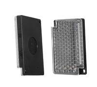 TOMETURE Pannello Riflettore Quadrato 2 Pezzi Tecnologia di Riflessione a Specchio, Materiale Abs e Acrilico, per Impianti Fotoelettrici e Illuminazione Urbana