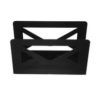 TOMETURE Portadocumenti da ufficio per scrivania, organizer in metallo con design traforato, salvaspazio per documenti e posta, per casa e ufficio, nero