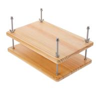 TOMETURE Pressa per Rilegatura in Legno e Metallo Design Resistente e Facile da Conservare, la Pressatura di Libri e Carta in Casa o Ufficio