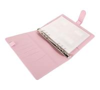 TOMETURE Quaderno Risparmio Compatto con Buste Trasparenti per Sfida Salvadanaio Organizer Denaro Portatile per Casa e Ufficio Libretto Risparmio Innovativo per Gestione Finanze Facile