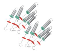 TOMETURE Set 10 Pezzi Molle a Spirale per Esperimenti di Fisica, Materiale in Acciaio e Plastica Portatile per Uso Ripetuto in Laboratorio Scientifico e All'aperto