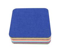 TOMETURE Set 18 Pezzi Pannelli in Eva Esagonali Multicolore Adesivi Autoadesivi Memo Board in Feltro con 10 Puntine per Decorazioni Muro e Aula Colore Casuale
