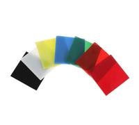 TOMETURE Set 7 Pezzi Fogli di Vetro Fusibile per Microonde, Materiale per Fusing Glass Design Semplice e Aspetto Bello, per Arte di Fusione a Caldo
