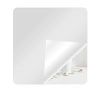 TOMETURE Specchio Acrilico Adesivo Quadrato 40X40 CM Specchio Infrangibile da Parete per Trucco e Decorazione Murale Lastra Specchiata di Sicurezza ad Alta Definizione Facile