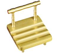 TOMETURE Supporto per Telefono da Tavolo in Ottone Forma Mini Sgabello Porta Cellulare Creativo e Resistente per Uso Quotidiano su Scrivania e Tavolo Elegante e Unico