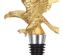 TOMETURE Tappo Decorativo Lega in di a Forma Bottiglia per di Zinco Oro, Non Facile da Deformare per Bere Amici