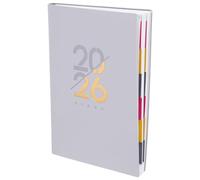 TOMETURE Work Planner Agenda Calendario Settimanale Planner Journal 2026 Tascabile in Pu e Carta, per Orari Dettagliati e Comunicazione Internazionale, Ufficio e Scuola, Studenti