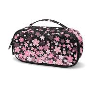 Tomeusey Borsa da viaggio isolata per medicinali, borsa portaoggetti per glucosio, penna per insulina, strisce reattive per zucchero nel sangue, accessori per diabetici, Fiori di ciliegio, Taglia