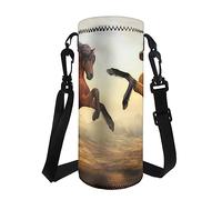 Tomeusey Portaborraccia a forma di cavallo, per bambini, ragazze, ragazzi, isolato, casual, con tracolla, per campeggio all'aperto, scuola