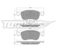 TOMEX brakes Kit pastiglie freni Anteriore per FORD Fiesta Mk7 Hatchback TX