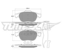 TOMEX brakes Kit pastiglie freni Anteriore per RENAULT LAGUNA II (BG0/1) TX