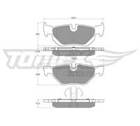 TOMEX brakes TX 14-36 Kit pastiglie freni Posteriore per BMW 3 Limousine (E90)