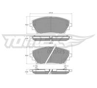 TOMEX brakes TX 19-77 Kit pastiglie freni
