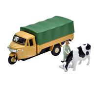 Tomica Limited Vintage 1/64 LV-12d Daihatsu CO10T Brown con figure dal Giappone