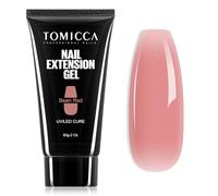 TOMICCA 60g Gel Acrilico Polygel Per Unghie Nude Estensore Rapido Gel Polygel Starter Set, Gel Costruttivo Per Unghie Gel Lunga Durata&Naturale Look Per Principianti & Professionisti