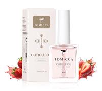 TOMICCA olio cuticole unghie, olio per unghie e cuticole 15ml, idratante e rigenerante per cuticole e unghie danneggiate, previene secchezza e screpolature, nutre i contorni ungueali
