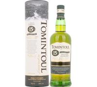 Tomintoul 15 Years Old Single Peated Malt Scotch Whisky WITH A PEATY TANG 40% Vol. 0,7l in Giftbox