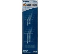 TOMIX N Gauge 1738 Wide PC Rail S18.5 / S33-WP (F) Set di 4 pezzi ciascuno...
