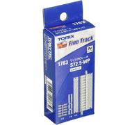 TOMIX N Gauge 1763 wide PC rail S72.5-WP set da 4 pezzi / modello ferroviario