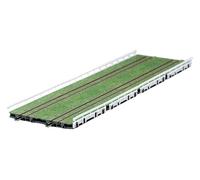 TOMIX N Gauge 1789 Wide Tram Rail S70-WT-G F Green Track 8 Set con protezione