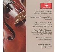 TOMMASINI MATTHEW Suite No 5 for Violin Solo / Partita No 2 (CD)