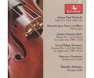 TOMMASINI MATTHEW Suite No 5 for Violin Solo / Partita No 2 (CD)