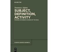 Tommaso Alpina Subject, Definition, Activity (Copertina rigida)