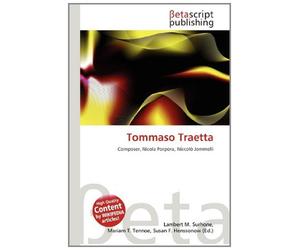 Tommaso Traetta: Composer, Nicola Porpora, Niccolò Jommelli